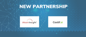 Image depicting Costif.ai & Attain Insight Partnership Announcement